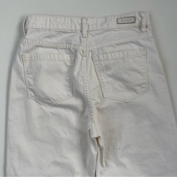 BLANK NYC Women's Cream The Baxter Ribcage Straight Leg Jeans Size 27 - Picture 5 of 12
